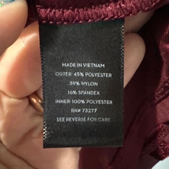 Simply Vera Wang Velvet Burnout Top Women's XL - Picture 4 of 4